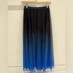 BALERA - Blue and Black Ombre Women's Lyrical Dance Skirt